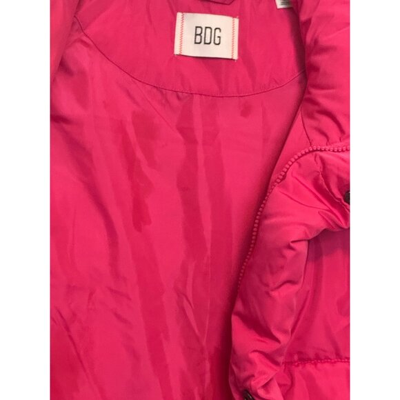 BDG Puffer Vest Womens S Pink Warm Quilted Outerwear Lightweight Winter Layer - Picture 9 of 9